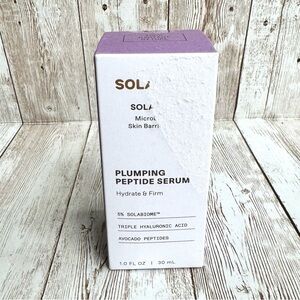 Solawave Solabiome Plumping Peptide Serum Face 1.0 fl oz / 30 ml - New, Sealed